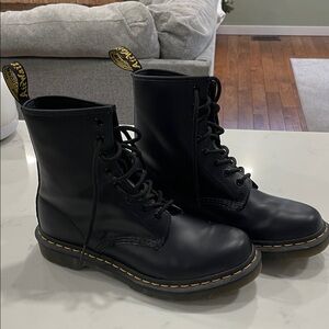 Dr. Martens Black Lace-Up Boots